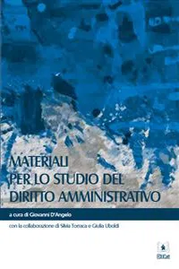 Materiali per lo studio del diritto amministrativo_cover