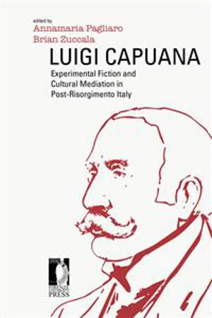 Luigi Capuana: Experimental Fiction and Cultural Mediation in Post-Risorgimento Italy