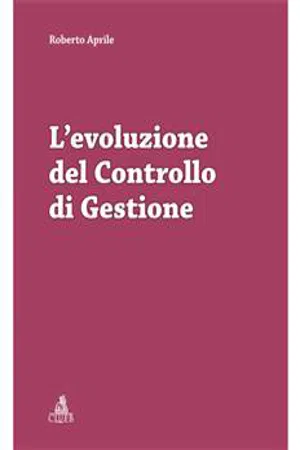 L'evoluzione del Controllo di Gestione