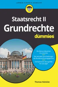 Staatsrecht II: Grundrechte für Dummies_cover