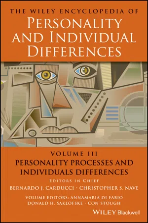 The Wiley Encyclopedia of Personality and Individual Differences, Personality Processes and Individuals Differences