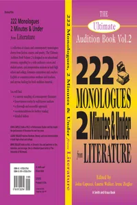 The Ultimate Audition Book, 222 Monologues, 2 Minutes & Under from Literature_cover