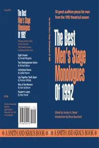 The Best Men's Stage Monologues 1992_cover