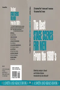 The Best Stage Scenes for Men from the 1980's_cover