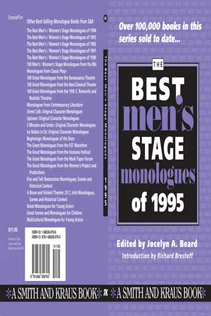 The Best Men's Stage Monologues 1995