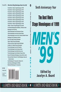 The Best Men's Stage Monologues 1999_cover