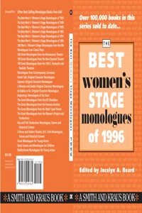 The Best Women's Stage Monologues 1996_cover