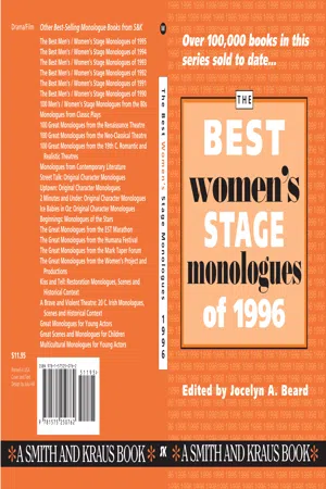 The Best Women's Stage Monologues 1996