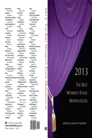 The Best Women's Stage Monologues 2013