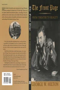 The Front Page from Theatre to Reality_cover