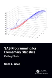 SAS Programming for Elementary Statistics_cover