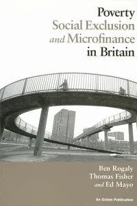 Poverty, Social Exclusion and Microfinance in Britain_cover