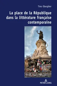 La place de la République dans la littérature française contemporaine._cover