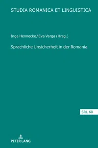 Sprachliche Unsicherheit in der Romania_cover