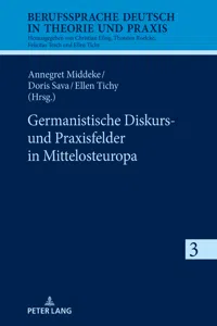 Germanistische Diskurs- und Praxisfelder in Mittelosteuropa_cover