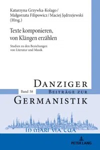 Texte komponieren, von Klängen erzählen_cover