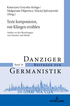 Texte komponieren, von Klängen erzählen