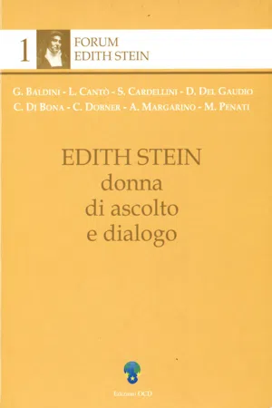 Edith Stein donna di ascolto e di dialogo