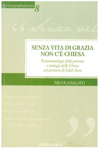 Senza vita di grazia non c'è Chiesa_cover