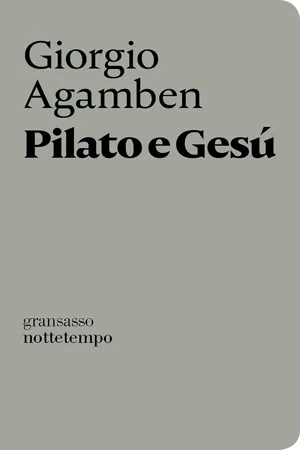 Pilato e Gesú