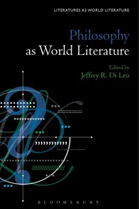 Philosophy as World Literature_cover