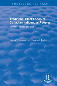 Traditional Plant Foods of Canadian Indigenous Peoples_cover