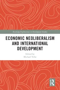 Economic Neoliberalism and International Development_cover