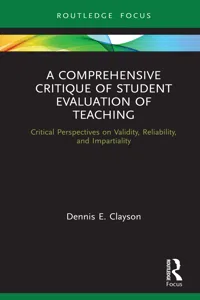 A Comprehensive Critique of Student Evaluation of Teaching_cover