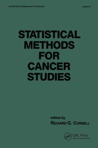 Statistical Methods for Cancer Studies_cover