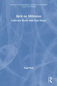 Beck on Mithraism_cover