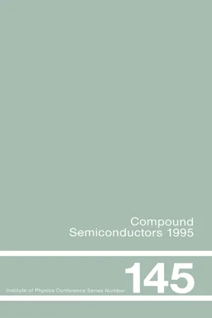 Compound Semiconductors 1995, Proceedings of the Twenty-Second INT  Symposium on Compound Semiconductors held in Cheju Island, Korea, 28 August-2 September, 1995