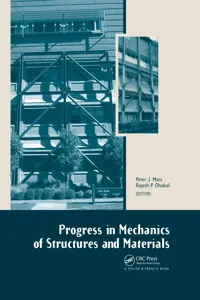 Progress in Mechanics of Structures and Materials_cover