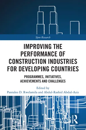 Improving the Performance of Construction Industries for Developing Countries