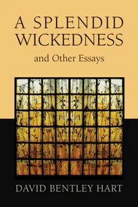 A Splendid Wickedness and Other Essays_cover