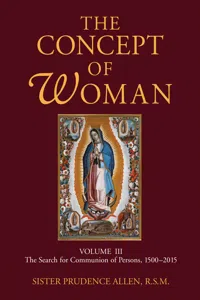 The Concept of Woman, Volume 3_cover