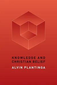 Knowledge and Christian Belief_cover