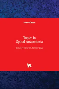 Topics in Spinal Anaesthesia_cover