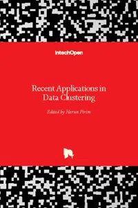 Recent Applications in Data Clustering_cover