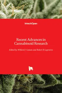 Recent Advances in Cannabinoid Research_cover