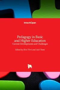 Pedagogy in Basic and Higher Education_cover