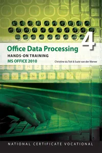 NCV4 Office Data Processing Office 2010_cover