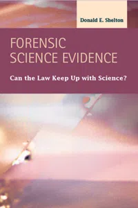 Forensic Science Evidence_cover