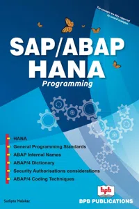 Sap/ABAP Hana Programming_cover