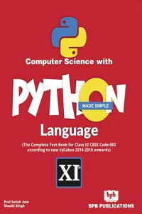 Computer Science with Python Language Made Simple_cover