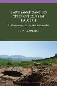 L'artisanat dans les cites antiques de l'Algérie_cover