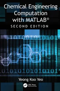 Chemical Engineering Computation with MATLAB®_cover