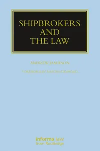 Shipbrokers and the Law_cover