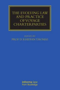 The Evolving Law and Practice of Voyage Charterparties_cover