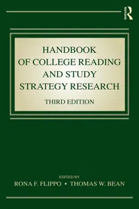 Handbook of College Reading and Study Strategy Research_cover