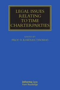 Legal Issues Relating to Time Charterparties_cover